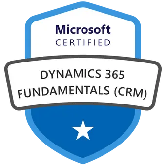 Sertifisert Microsoft Dynamics 365 Customer Engagement Apps Fundamentals-merket oppnådd etter å ha deltatt på MB-910 kurs og eksamen