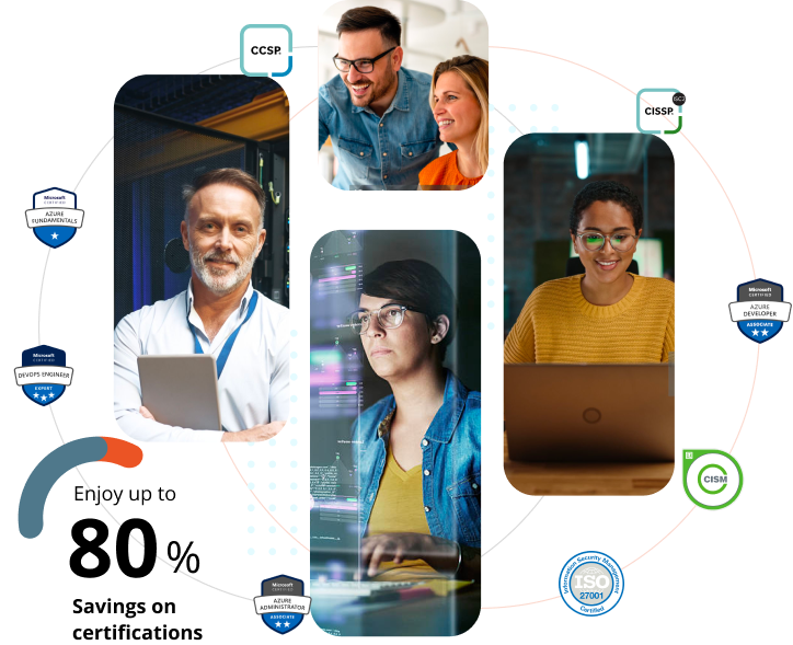 Save up to 80% on IT courses and certifications