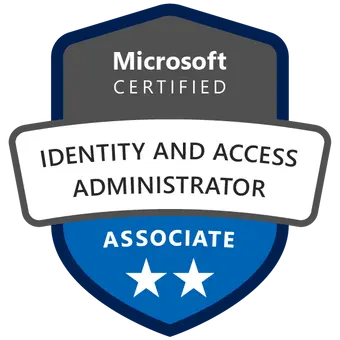 Certified in Risk and Information Systems Control badge achieved after attending the SC 300 Training and Certification Course