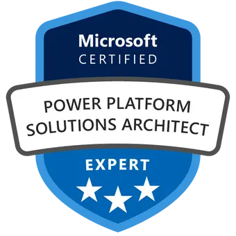 Certifierad Microsoft Dynamics 365 Power Platform Solutions Architect-märket uppnått efter att ha deltagit i PL-600-kursen och provet