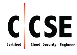 EC-Council Certified Cloud Security Engineer-badge opnået efter deltagelse i CCSE-kurset og certificering