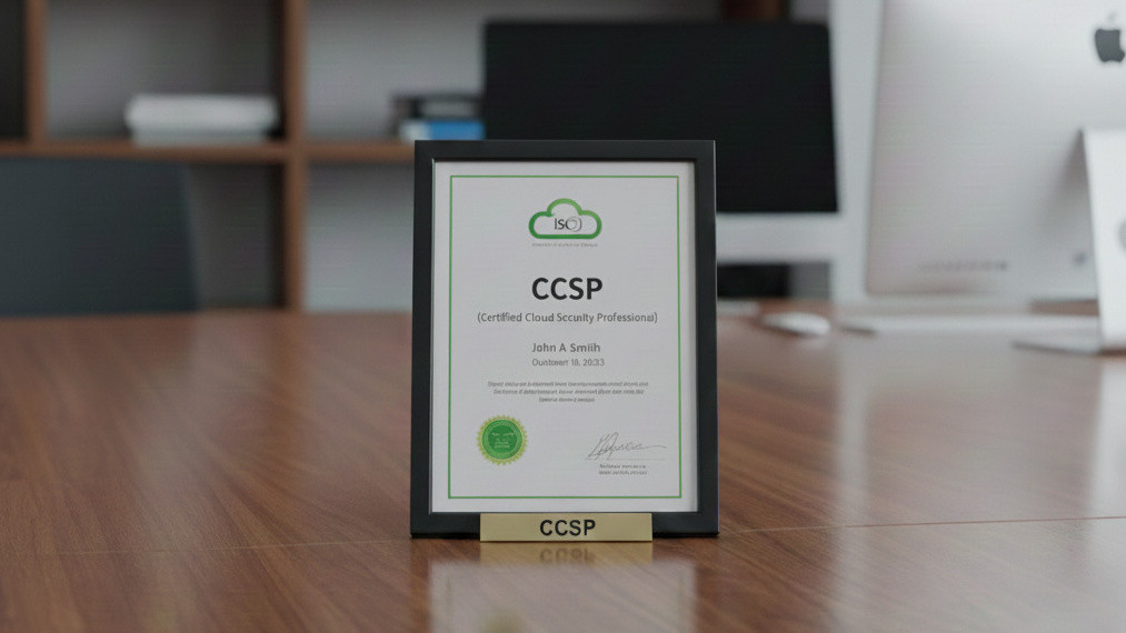 CISSP certification badge representing cybersecurity expertise